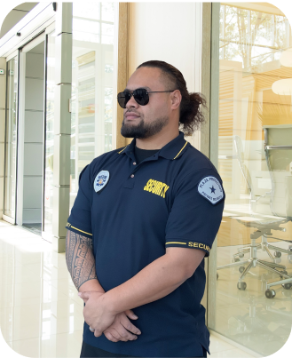 Plaza Protection Security Guard Providing Industry-Specific Protection