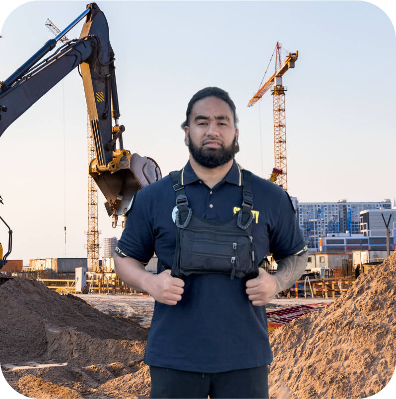 Plaza Protection Security Guard Providing Industry-Specific Protection