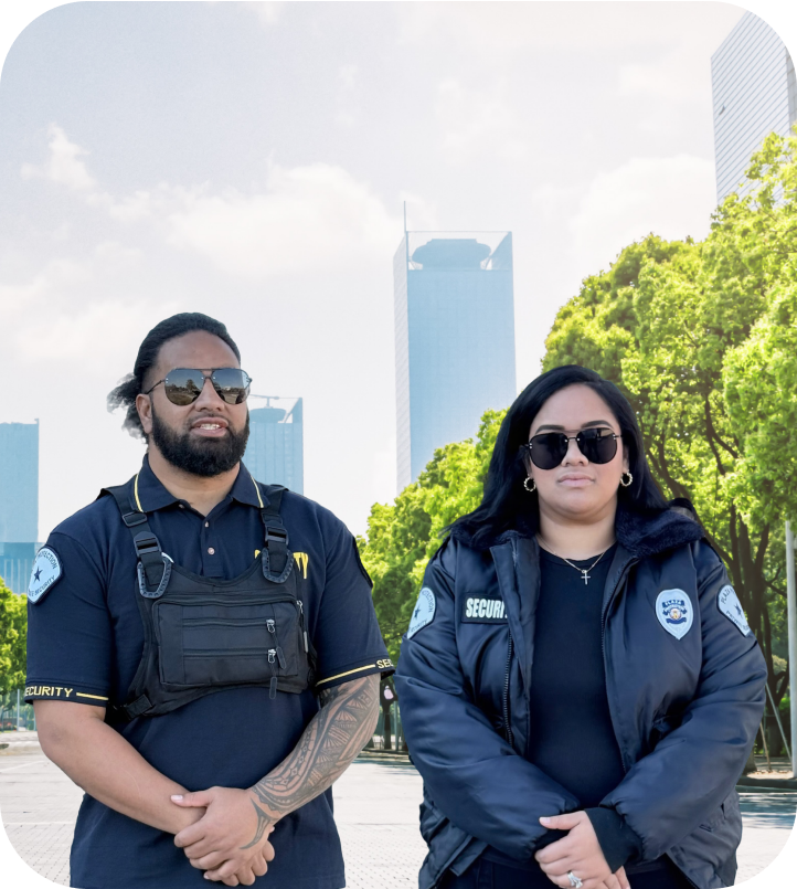 Trained Plaza Protection security guards ensuring safety and readiness