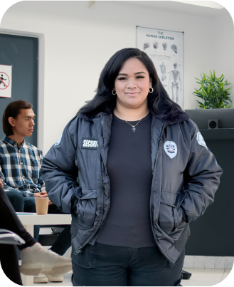 Plaza Protection Security Guard Providing Industry-Specific Protection